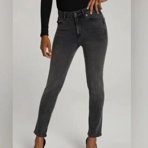 Good American Good Classic High Rise Jeans Black114 Women’s Size 15/33 New NWT